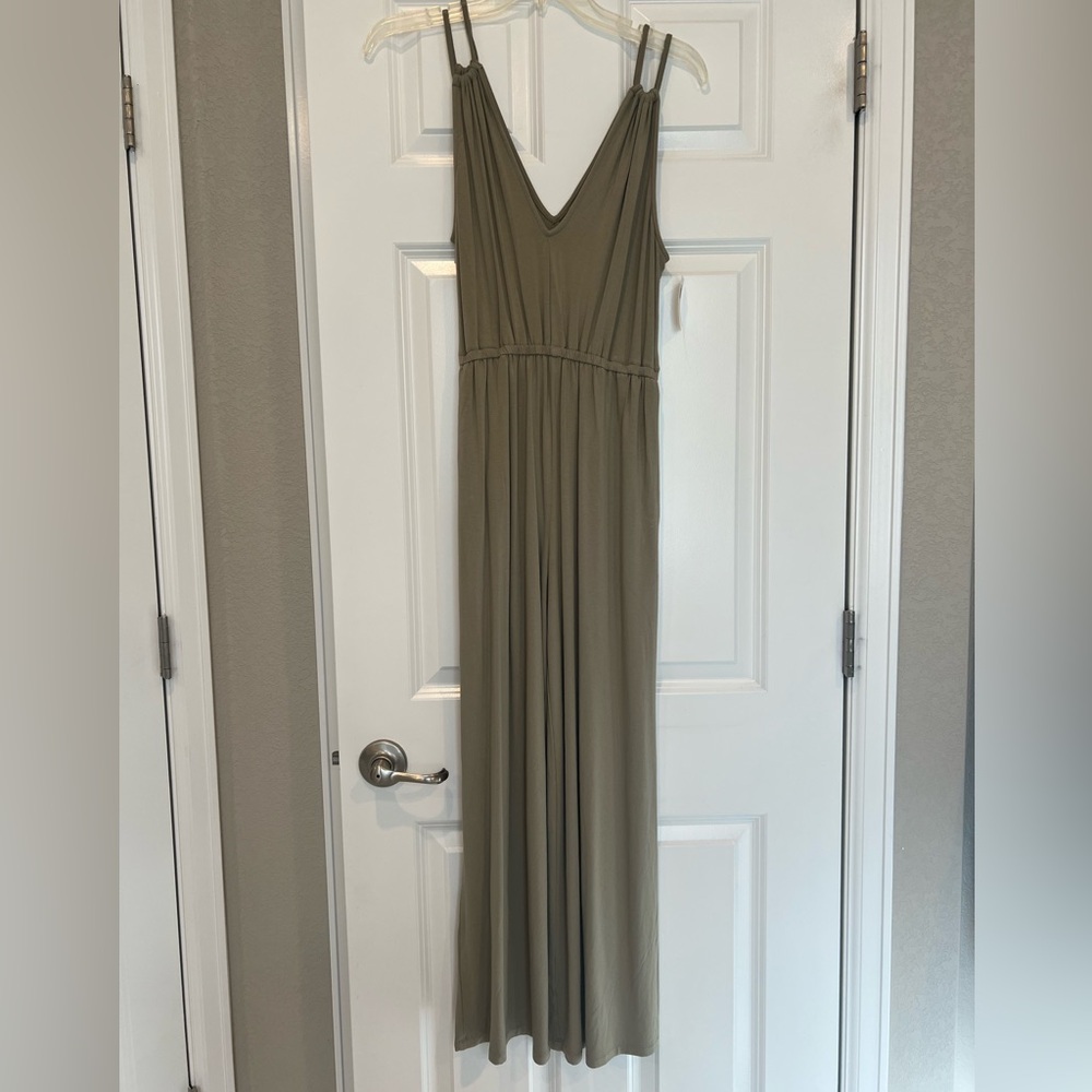 New with Tags Old Navy Olive Maxi Comfortable Jumpsuit